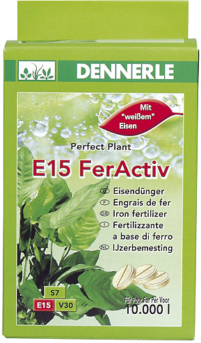 DENNERLE Perfect Plant E15 FerActiv железосодержащее удобрение (для 10000л) 100табл. - Кликните на картинке чтобы закрыть